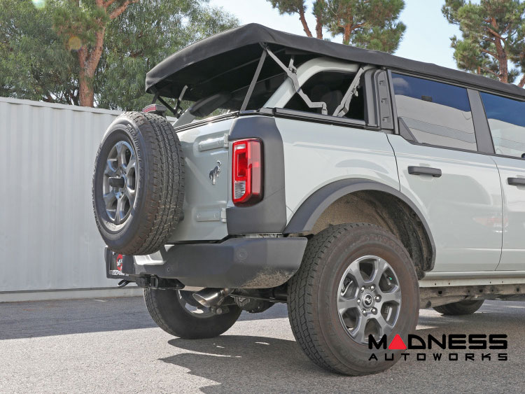 Ford Bronco Performance Exhaust System - Axle Back - Single Exit - Apollo GT - AFE - 3" - Polished Tip